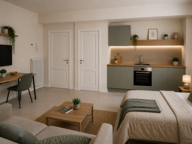 INVESTIMENTO O PRIMA CASA A BOTTEGHINO: MONOLOCALE RISTRUTTURATO IN TRIFAMILIARE