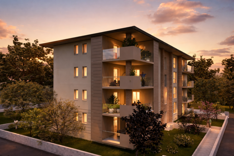 NUOVA COSTRUZIONE A MONTICELLI: GIARDINO PRIVATO, LOGGIA E AMPIA TAVERNA