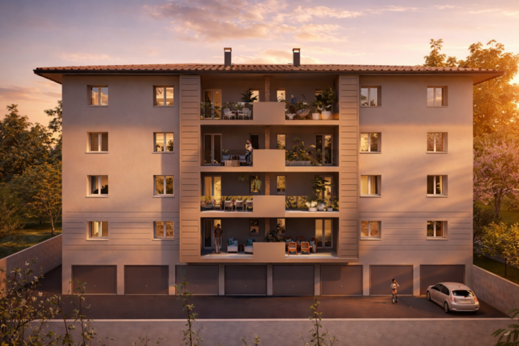 MONTICELLI TERME: ELEGANTE TRILOCALE CON GIARDINO