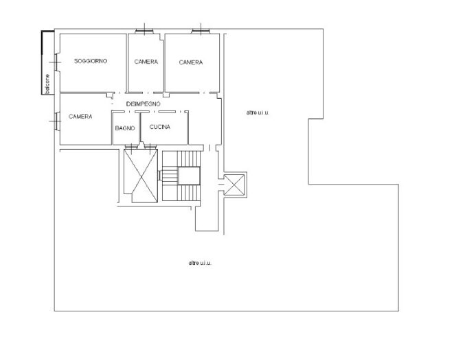 PARMA: QUADRILOCALE RISTRUTTURATO COMODO AI SERVIZI