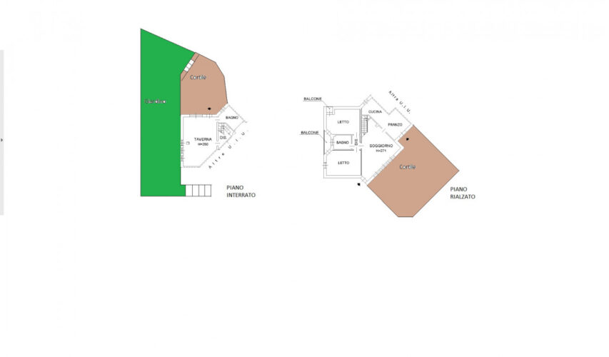 COLLECCHIO: SPLENDIDO QUADRILOCALE CON GIARDINO